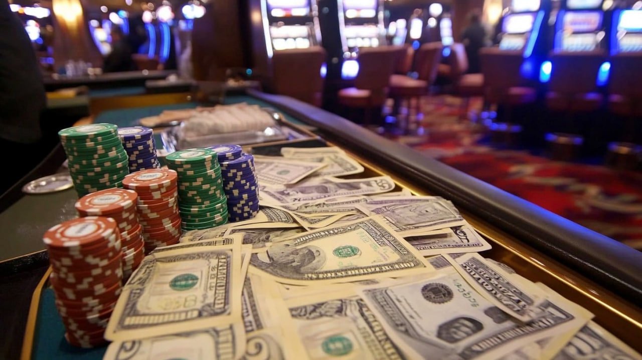 Live-dealer blackjack table interface on daun123 slot mobile app